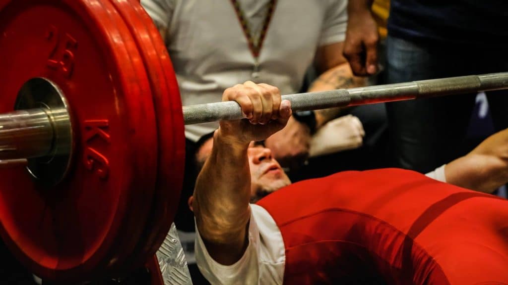 Press banca, fuerza, powerlifting, halterofilia