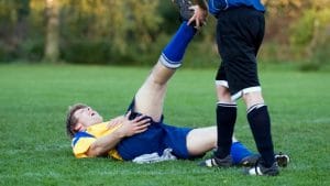 lesión muscular, fútbol
