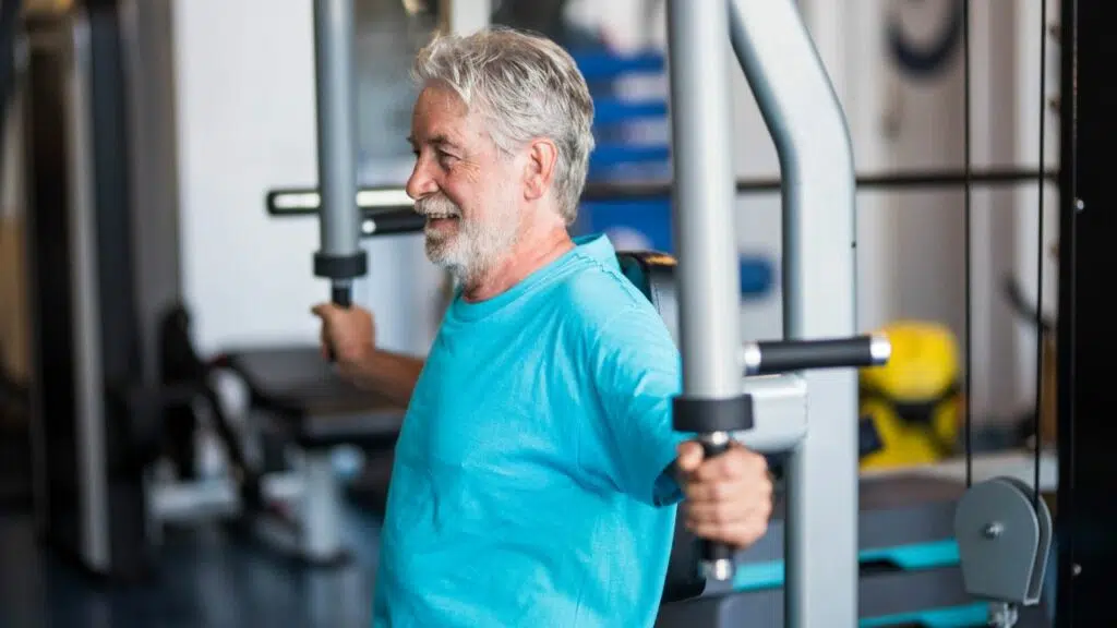 edad avanzada, mayor, fuerza
