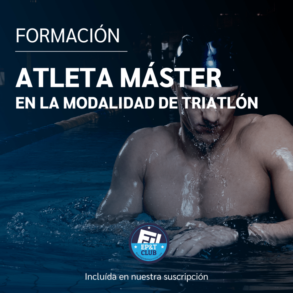 Atleta máster en triatlón