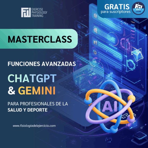 Chat GPT y Gemini. Funciones Avanzadas para profesionales de la salud